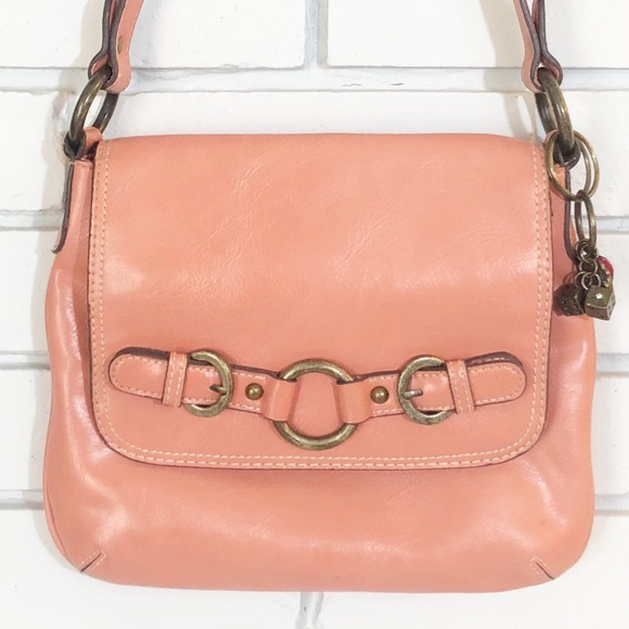 Nine West Shoulder Bag Purse Peach - Picture 12 of 16